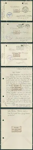 3x Feldpostbrief  1941 Marineschule Wesermünde Wilhelmshaven Bremen