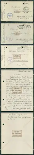 3x Feldpostbrief  1941 Marineschule Wesermünde Wilhelmshaven Bremen 