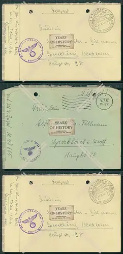 Feldpostbrief  1942 Lazarett Titisee im Schwarzwald Nach Sprockhövel Westfalen