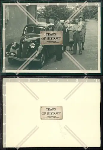 Foto Auto Fahrzeug Pkw 1938-41 Kennung Nummernschild