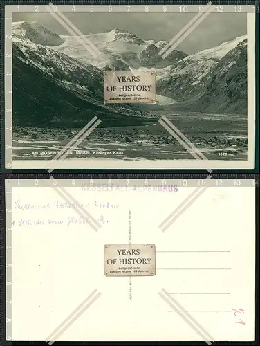 AK Am Moserbogen Karlinger Kees, Kaprun, Österreich Kesselfall Alpenhaus 1925