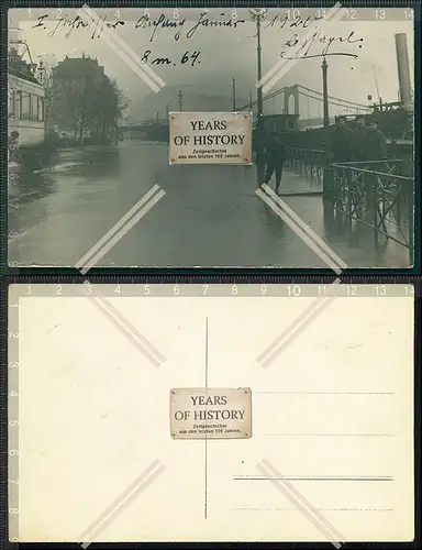 Foto AK Köln am Rhein Hochwasser 1920 Pegel 8,64 m