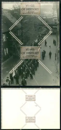 Orig. Foto Straßenansicht Umzug Feuerwehr Dorf Fest Fabrik 30er Jahre