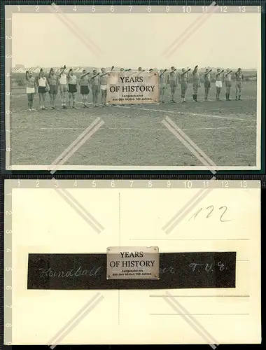 Foto Feld-Handball TV - TVE - TUS - 1874 Kalk Köln 1937 Mannschaftsfoto