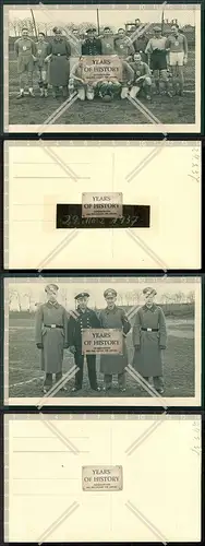 Foto Feld-Handball TV - TVE - TUS - 1874 Kalk Köln 1937 Mannschaftsfoto mit So