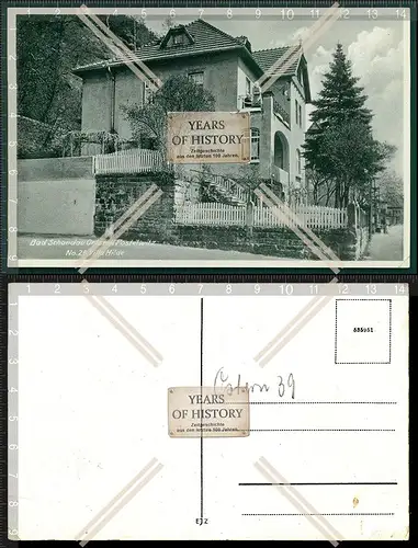 AK Postelwitz Bad Schandau Villa Hilde 1939 Sächsische Schweiz-Osterzgebirge 