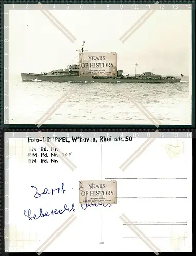 Orig. Foto AK Drüppel Zerstörer Z 1 Leberecht Maass ab 1934 der deutsche Krie