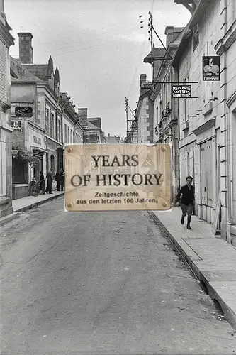 Foto kein Zeitgenössisches Original Frankreich Dorf Stadt Straßenansicht Belgien