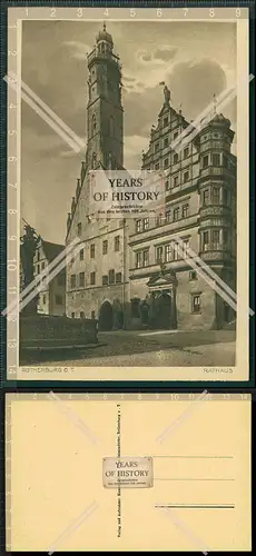 AK Rothenburg ob der Tauber Rathaus 1911
