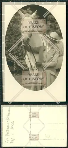 Orig. Foto Mädchen mit Pferd 20er Jahre