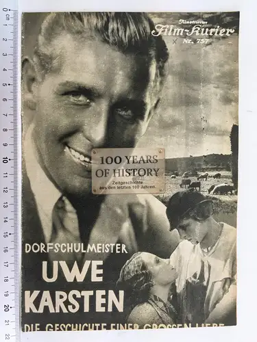 Illustrierter Film Kurier IFK Nr 757 Dorfschulmeister Uwe Karsten Die Geschichte