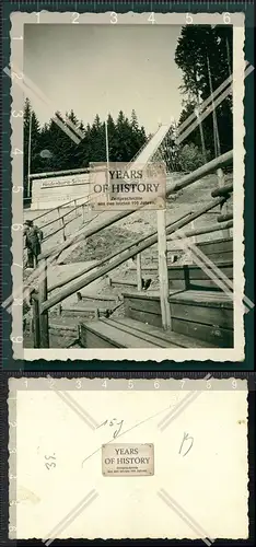 Foto Hindenburg Schanze 1935 Skisprungschanze in Oberhof Hans-Renner-Schanze 
