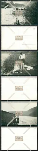 Foto 3x Oberwesel Rhein-Hunsrück 1928 Baden kleiner Dampfer 