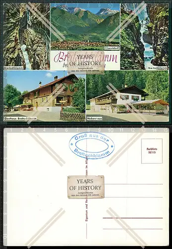 Foto AK Gasthaus Breitachklamm Oberstdorf Allgäu Mehrfachansicht 