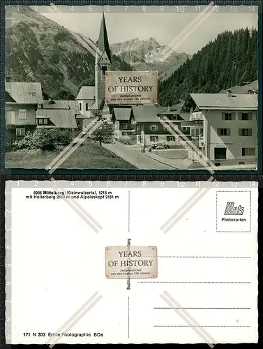 Foto AK Mittelberg Kleinwaisertal Österreich Vorarlberg  Bezau Bregenz