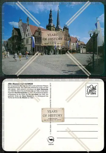 Foto AK alte Hansestadt Lemgo Lippe Detmold Marktplatz Ratsstube Ratslaube