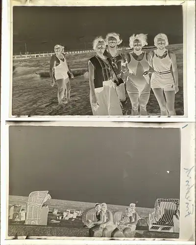 19x Original Negativ 9 x 6 cm am Strand Bademode Sommerfrische Urlaub  1941-43