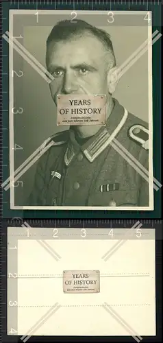 Orig. Foto Portrait Porträt Soldat Passfoto Uniform