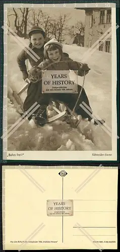 AK RAL Postkartenkalender 1956 Fröhliche Herzen DDR Bahn frei