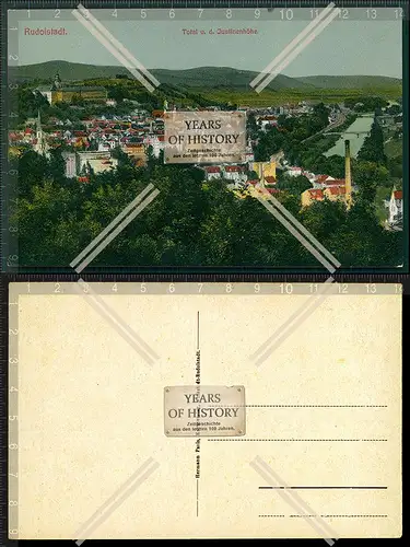 AK Rudolstadt Rudelstadt Rolscht Saalfeld Thüringen 1911