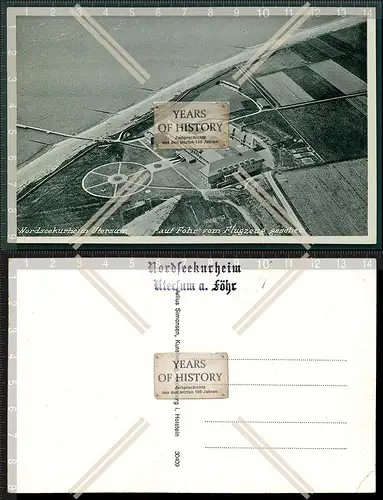 AK Utersum auf Föhr Schleswig-Holstein Luftbild Fliegeraufnahme 1939