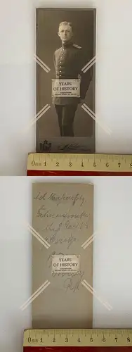 Orig. Foto CDV Soldat Uniform Einheit siehe Schulterklappe Fotograf Wilhelm Kob