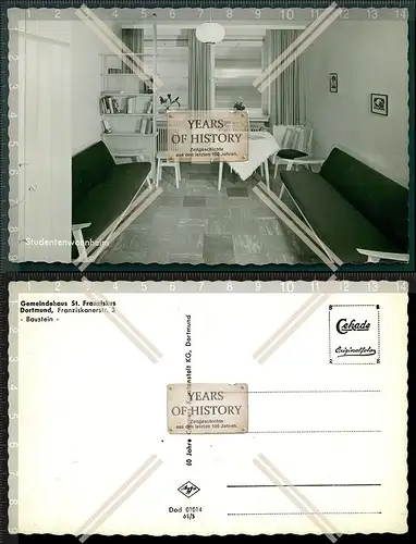 Foto AK Dortmund Gemeindehaus St. Franziskus Studentenwohnheim Franziskaner Str