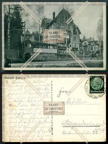 AK Hartha Hintergersdorf Tharandt Reichsbahn Gesellschaft Erzgebirge Erholungsh