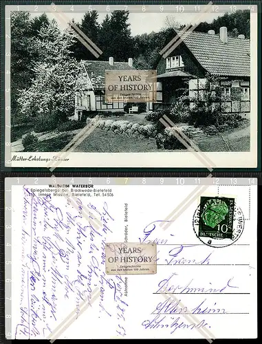 AK Spiegelsberge bei Brackwede Bielefeld Mütter Erhohlungs Häuser innere Miss