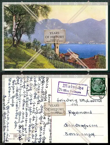 AK 1838 gelaufen Landpoststempel 23 Mainsche Pennigsehl über Sulingen