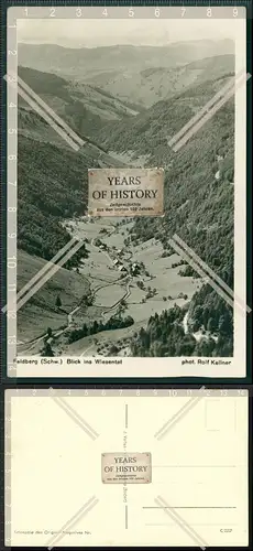 Foto AK  Feldberg Schwarzwald Blick ins Wiesental 1933