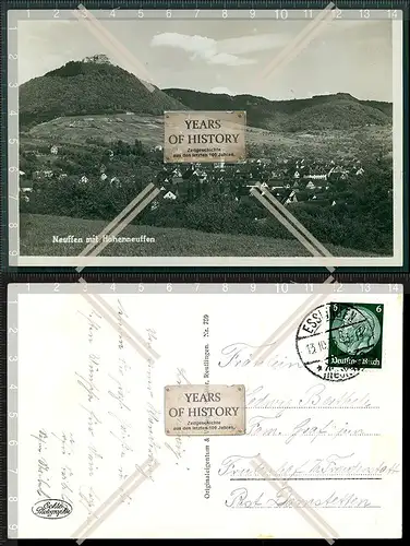 Foto AK Esslingen Hohenneuffen Dorf Ansicht Panorama 1933 gelaufen