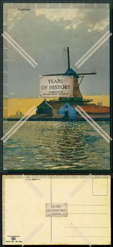 AK Windmühle Windmill Zaandam Holland Niederlande 1933