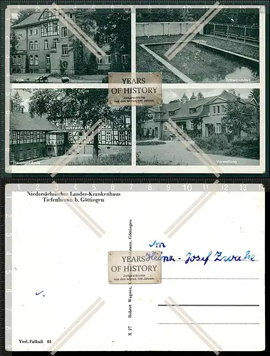 AK Tiefenbrunn Rosdorf bei Göttingen niedersächsisches Landeskrankenhaus 1939