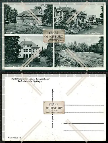 AK Tiefenbrunn Rosdorf bei Göttingen niedersächsisches Landeskrankenhaus 1939