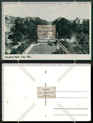 AK Düsseldorf am Rhein Adolf Hitler Platz 1940