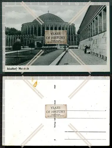 AK Düsseldorf am Rhein Rheinhalle 1939