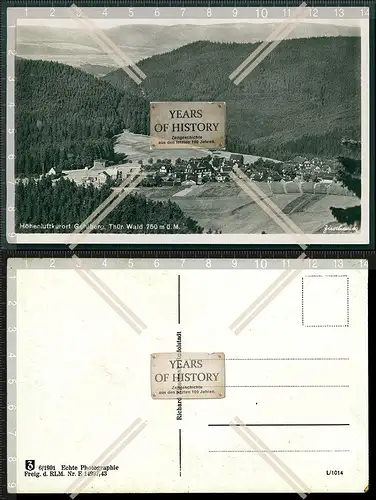 Foto AK Gelberg Suhl Thüringer Wald Panorama Ansicht