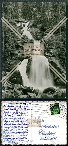 Foto AK Freiburg im Breisgau Triberg Wasserfälle