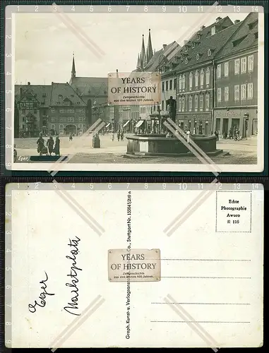 Orig. Foto AK Eger Cheb Marktplatz Böhmen Tschechien 1939