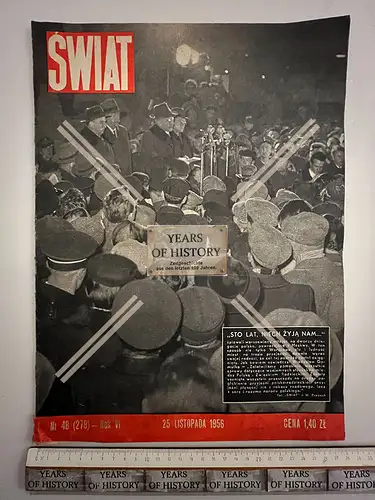 Heft 1956 Nr. 48 - Illustrierte Wochenzeitung Swiat - Die Welt 1951–1969 Polen