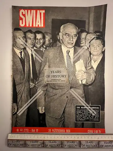 Heft 1956 Nr. 44 - Illustrierte Wochenzeitung Swiat - Die Welt 1951–1969 Polen