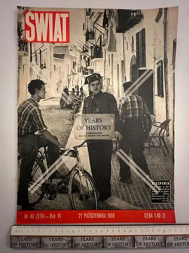 Heft 1956 Nr. 43 - Illustrierte Wochenzeitung Swiat - Die Welt 1951–1969 Polen