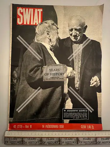 Heft 1956 Nr. 42 - Illustrierte Wochenzeitung Swiat - Die Welt 1951–1969 Polen