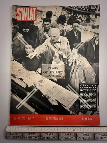 Heft 1956 Nr. 40 - Illustrierte Wochenzeitung Swiat - Die Welt 1951–1969 Polen
