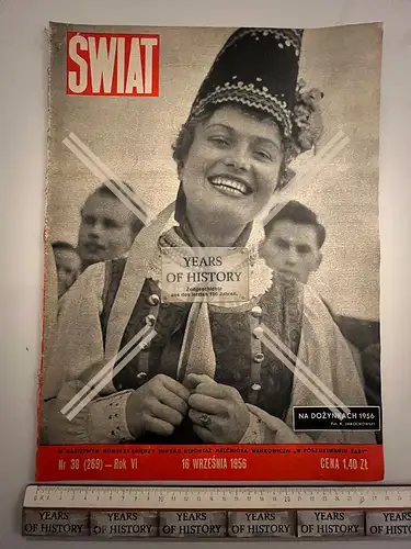 Heft 1956 Nr. 38 - Illustrierte Wochenzeitung Swiat - Die Welt 1951–1969 Polen