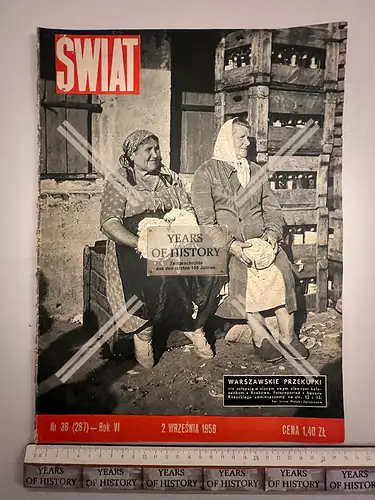Heft 1956 Nr. 36 - Illustrierte Wochenzeitung Swiat - Die Welt 1951–1969 Polen