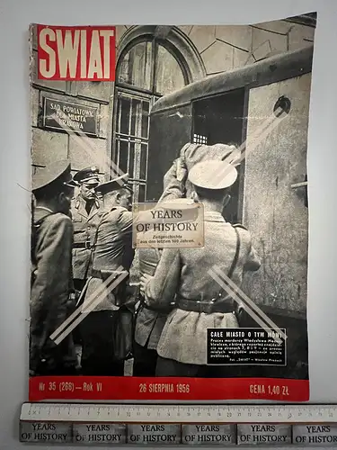 Heft 1956 Nr. 35 - Illustrierte Wochenzeitung Swiat - Die Welt 1951–1969 Polen