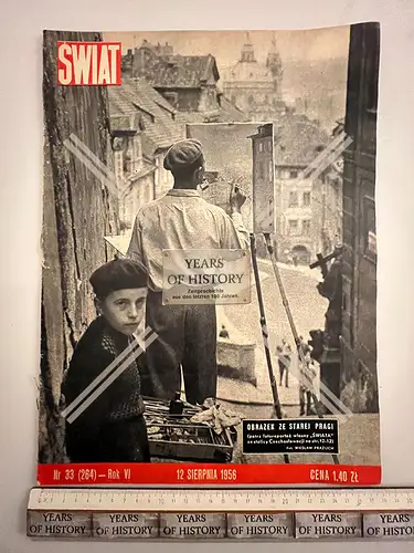 Heft 1956 Nr. 33 - Illustrierte Wochenzeitung Swiat - Die Welt 1951–1969 Polen