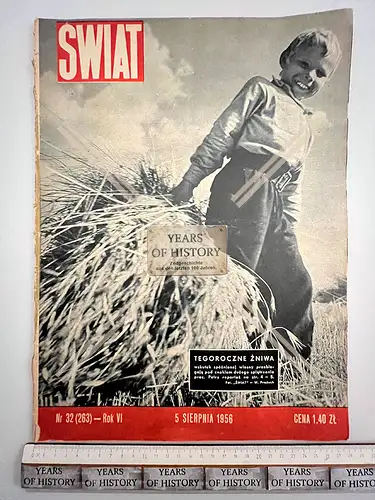 Heft 1956 Nr. 32 - Illustrierte Wochenzeitung Swiat - Die Welt 1951–1969 Polen